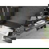 Mexen Next L paravan de cadă cu 1 panou 80 x 150 cm, grafit, aur roz - 895-080-000-03-40-60