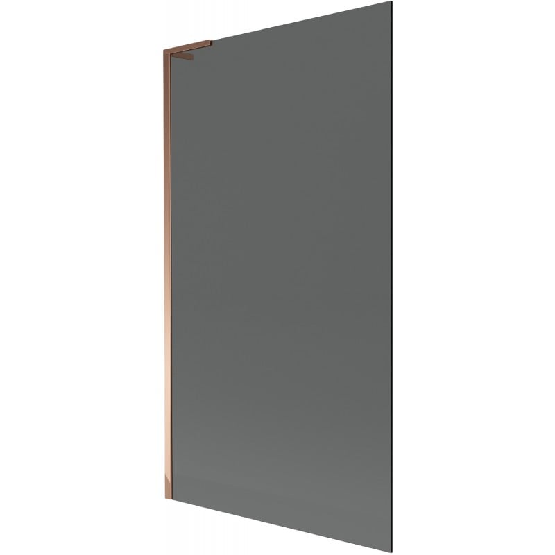 Mexen Next L paravan cadă 1-canată 100 x 150 cm, grafit, aur roz - 895-100-000-03-40-60