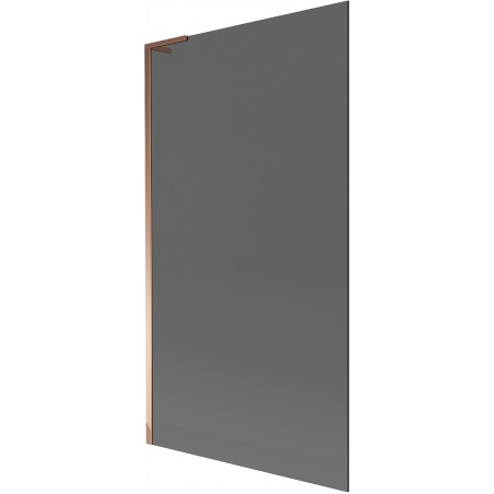 Mexen Next L paravan cadă 1-canată 100 x 150 cm, grafit, aur roz - 895-100-000-03-40-60