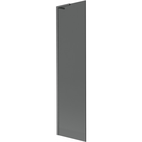 Mexen Next L 1-szárnyas kádparaván 50 x 150 cm, grafit, szálcsiszolt gun gray - 895-050-000-03-40-66