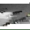 Mexen Next L paravan cadă 1-canat 60 x 150 cm, grafit, gri armat periat - 895-060-000-03-40-66