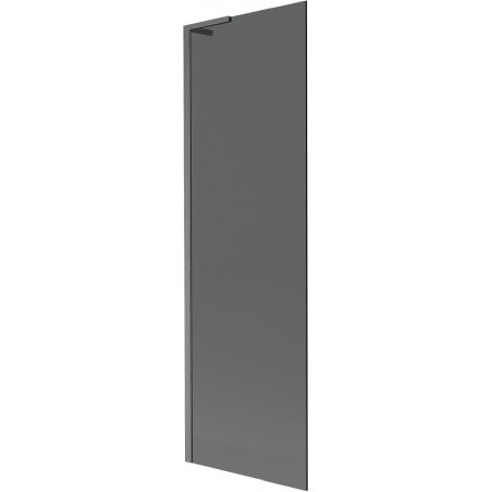 Mexen Next L fürdőkádparaván, 1 szárnyas 60 x 150 cm, grafit, szálcsiszolt gun gray - 895-060-000-03-40-66