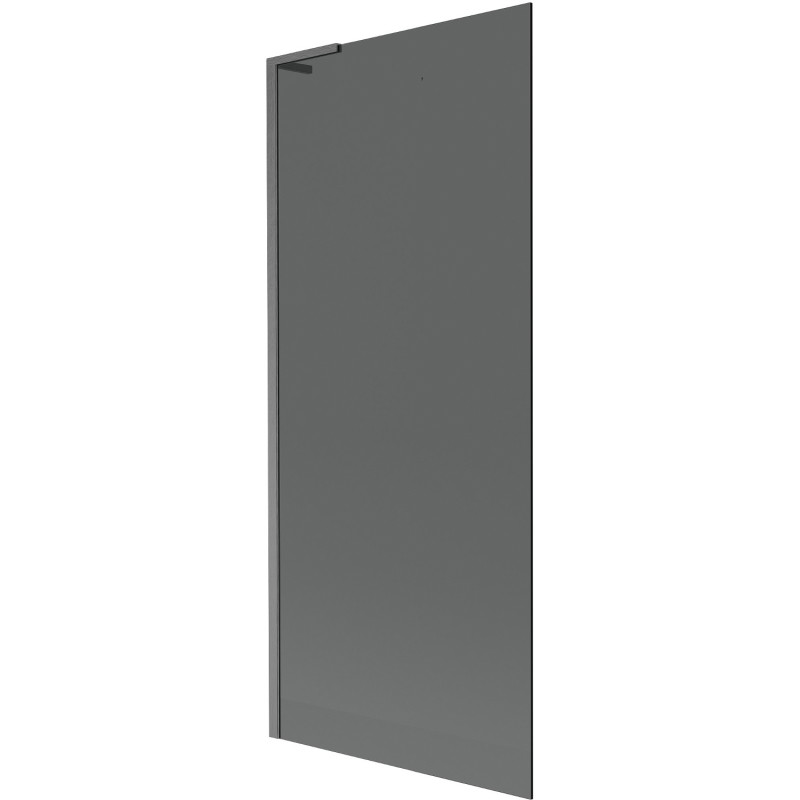 Mexen Next L paravan de baie cu un singur panou 80 x 150 cm, grafit, gri armat periat - 895-080-000-03-40-66