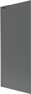 Mexen Next L paravan de baie cu un singur panou 80 x 150 cm, grafit, gri armat periat - 895-080-000-03-40-66
