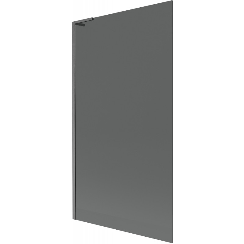 Mexen Next L paravan de cadă 1-canat 100 x 150 cm, grafit, gri armat periat - 895-100-000-03-40-66