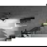 Mexen Next L paravan de baie cu 1 canat 100 x 150 cm, grafit, negru - 895-100-000-03-40-70