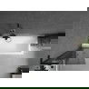 Mexen Next L paravan de baie 1-panou 60 x 150 cm, grafit, negru - 895-060-000-03-40-70