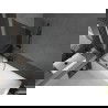 Mexen Next L egyoldalas fürdőkádparaván 70 x 150 cm, grafit, gun metal - 895-070-000-03-40-95