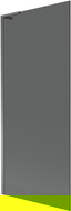 Mexen Next L fürdőkád paraván 1-szárnyú 80 x 150 cm, grafit, gun metal - 895-080-000-03-40-95