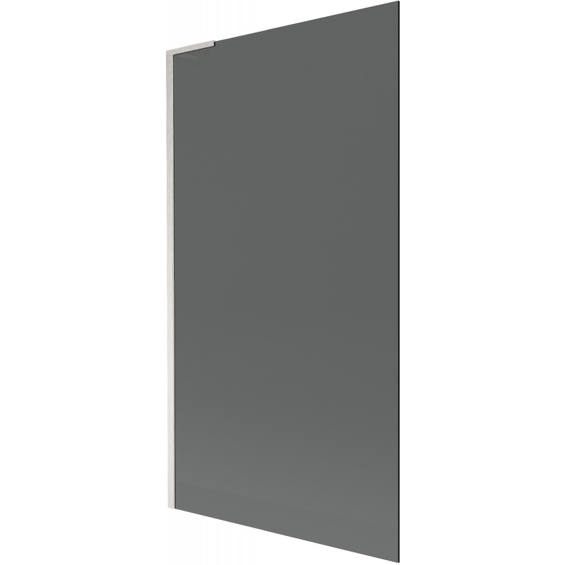 Mexen Next L fürdőkádparaván 1-szárnyú 100 x 150 cm, grafit, kefélt nikkel - 895-100-000-03-40-97