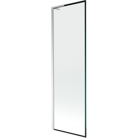 Mexen Next L paravan de cadă cu 1 panou 60 x 150 cm, ramă neagră, crom - 895-060-000-03-70-01
