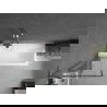 Mexen Next L paravan cadă 1-canată 60 x 150 cm, model negru, crom - 895-060-000-03-70-01