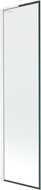 Mexen Next L egyszárnyú kádparaván 50 x 150 cm, fekete keret, fehér - 895-050-000-03-70-20