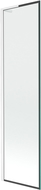Mexen Next L paravan de baie cu 1 aripă 50 x 150 cm, ramă neagră, alb - 895-050-000-03-70-20