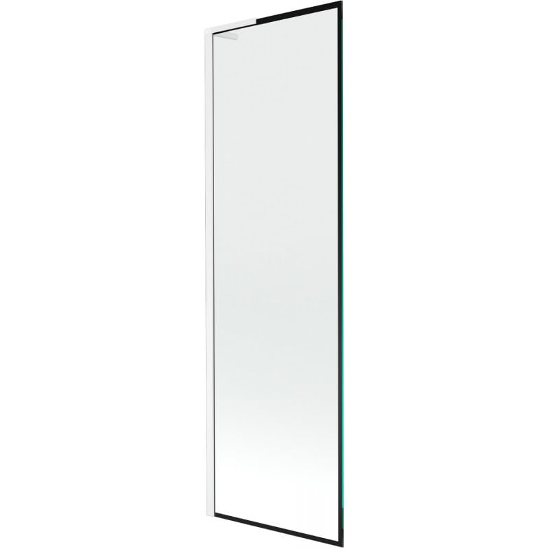Mexen Next L paravan cadă 1-aripat 60 x 150 cm, model negru, alb - 895-060-000-03-70-20
