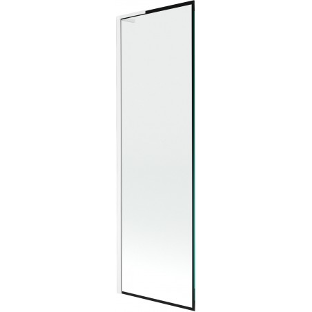 Mexen Next L paravan cadă 1-aripat 60 x 150 cm, model negru, alb - 895-060-000-03-70-20
