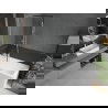Mexen Next L paravan cadă 1-canat 90 x 150 cm, model negru, alb - 895-090-000-03-70-20