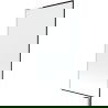 Mexen Next L paravan cadă 1-canat 90 x 150 cm, model negru, alb - 895-090-000-03-70-20