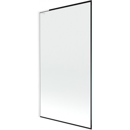 Mexen Next L paravan cadă cu 1 panou 100 x 150 cm, model negru, alb - 895-100-000-03-70-20