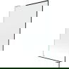 Mexen Next L paravan cadă cu 1 panou 100 x 150 cm, model negru, alb - 895-100-000-03-70-20