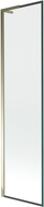Mexen Next L paravan cadă cu 1 panou 50 x 150 cm, ramă neagră, auriu - 895-050-000-03-70-50