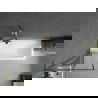 Paravan cadă Mexen Next L, 1-panou, 60 x 150 cm, model negru, auriu - 895-060-000-03-70-50
