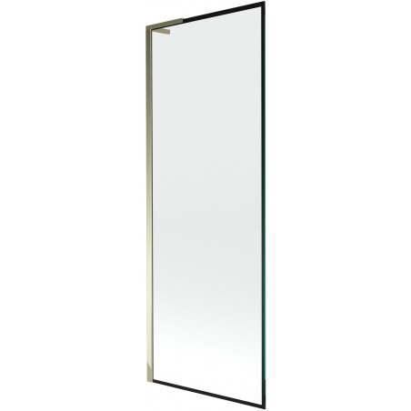 Mexen Next L paravan de cadă cu 1 aripă 70 x 150 cm, model negru, auriu - 895-070-000-03-70-50