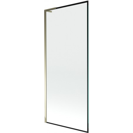 Mexen Next L paravan cadă 1-canat 80 x 150 cm, model negru, auriu - 895-080-000-03-70-50