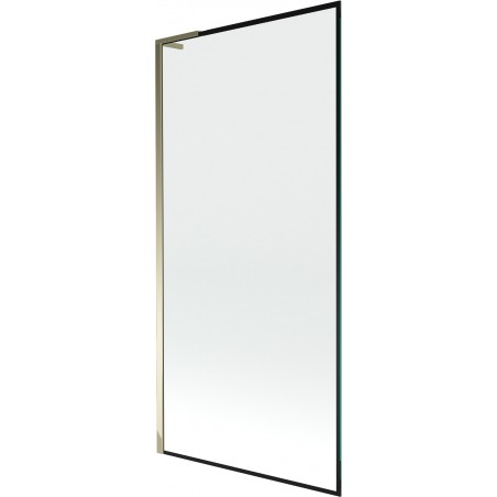 Mexen Next L 1-paneles fürdőkádparaván 90 x 150 cm, fekete keret, arany - 895-090-000-03-70-50