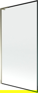 Mexen Next L paravan de baie cu 1 canat 100 x 150 cm, ramă neagră, auriu - 895-100-000-03-70-50