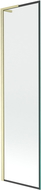 Mexen Next L paravan de baie cu 1 panou, 50 x 150 cm, ramă neagră, auriu periat - 895-050-000-03-70-55