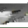 Mexen Next L paravan de cadă 1-foaie 50 x 150 cm, model negru, auriu periat - 895-050-000-03-70-55