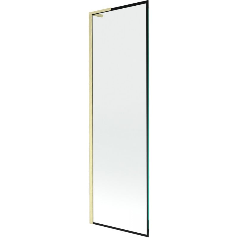 Mexen Next L paravan de baie cu 1 canat 60 x 150 cm, model negru, auriu periat - 895-060-000-03-70-55