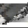 Mexen Next L panou de cadă cu 1 aripă 90 x 150 cm, model negru, auriu periat - 895-090-000-03-70-55