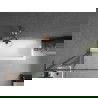 Mexen Next L paravan de baie 1-canat 70 x 150 cm, model negru, aur roz - 895-070-000-03-70-60