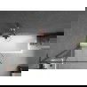 Paravan cadă Mexen Next L cu 1 panou 80 x 150 cm, model negru, aur roz - 895-080-000-03-70-60