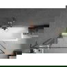 Mexen Next L panou de cadă 1-canat 90 x 150 cm, model negru, aur roz - 895-090-000-03-70-60