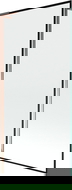 Mexen Next L fürdőkádra szerelhető paraván 1 szárnyas 90 x 150 cm, fekete keret, rózsaarany - 895-090-000-03-70-60