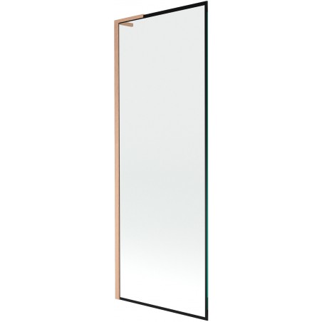 Mexen Next L paravan de cadă cu 1 ușă 70 x 150 cm, model negru, cupru periat - 895-070-000-03-70-65