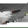 Mexen Next L paravan de baie 1-panou 90 x 150 cm, model negru, cupru periat - 895-090-000-03-70-65