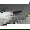 Paravan cadă Mexen Next L cu 1 canat 100 x 150 cm, model negru, cupru periat - 895-100-000-03-70-65