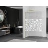 Perete de duș Mexen Kioto L Walk-in 120 x 200 cm, model alb, auriu - 800-120-103-50-85
