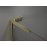 Perete de duș Mexen Kioto L Walk-in 120 x 200 cm, model alb, auriu - 800-120-103-50-85