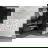 Mexen Kioto L perete de duș Walk-in 70 x 200 cm, model alb, finisaj auriu periat - 800-070-103-55-85