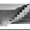 Mexen Kioto L perete duș Walk-in 90 x 200 cm, model alb, finisaj auriu periat - 800-090-103-55-85