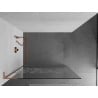 Mexen Kioto L perete duș Walk-in 90 x 200 cm, model alb, cupru periat - 800-090-103-65-85