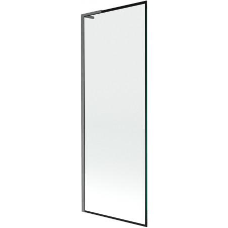 Paravan cadă Mexen Next L cu 1 panou, 70 x 150 cm, model negru, gri armat periat - 895-070-000-03-70-66