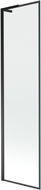 Mexen Next L fürdőkád paraván, 1-szárnyú 50 x 150 cm, fekete keret, fekete - 895-050-000-03-70-70