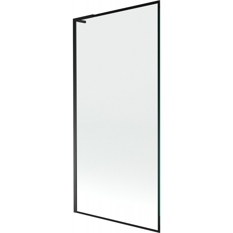 Mexen Next L egyszárnyú fürdőkádparaván 90 x 150 cm, fekete minta, fekete - 895-090-000-03-70-70