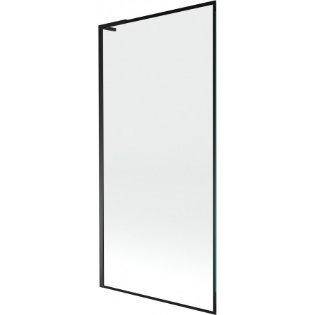 Mexen Next L egyszárnyú fürdőkádparaván 90 x 150 cm, fekete minta, fekete - 895-090-000-03-70-70